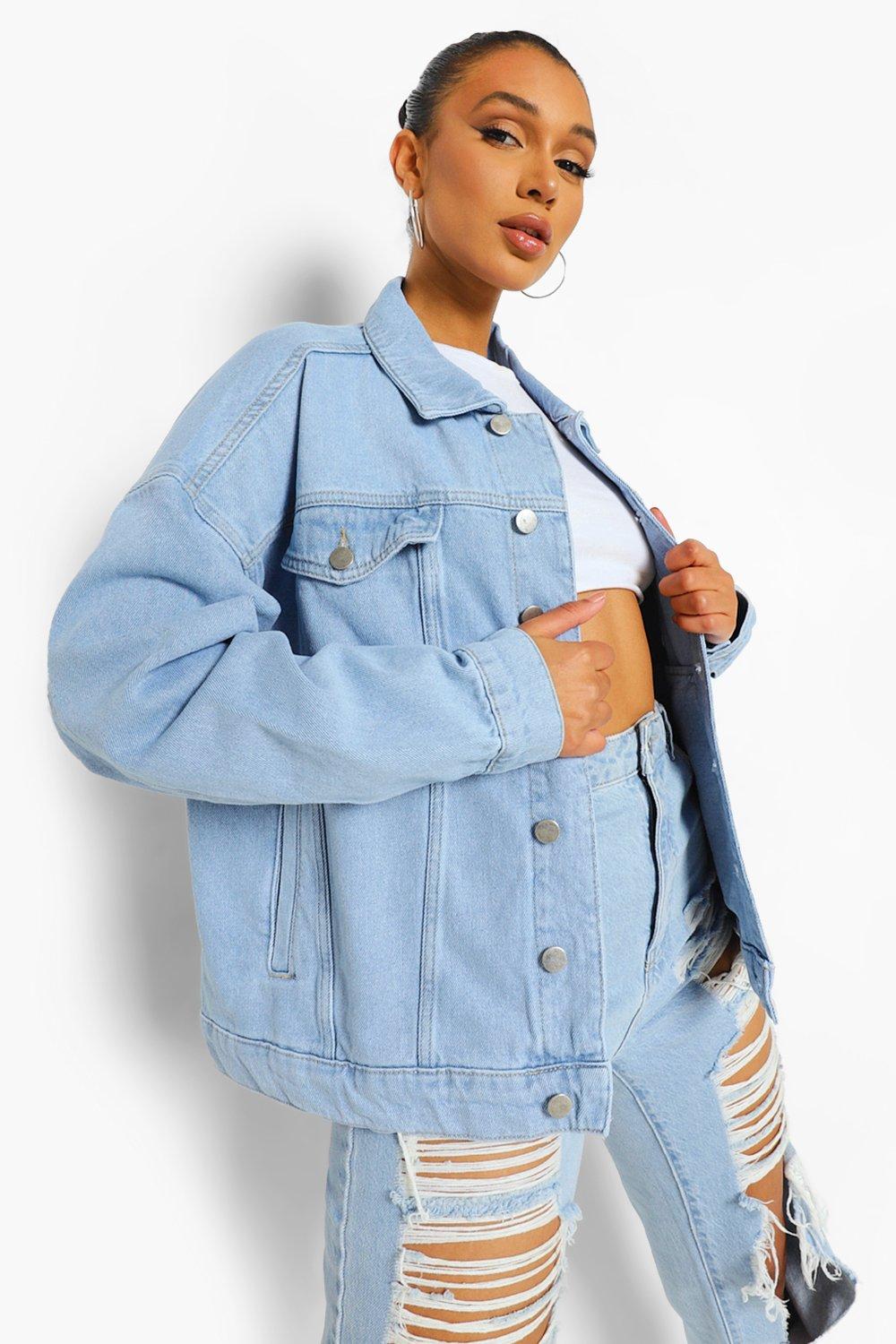 Holographic hot sale denim jacket